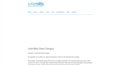 Desktop Screenshot of juliamillsgallery.co.uk